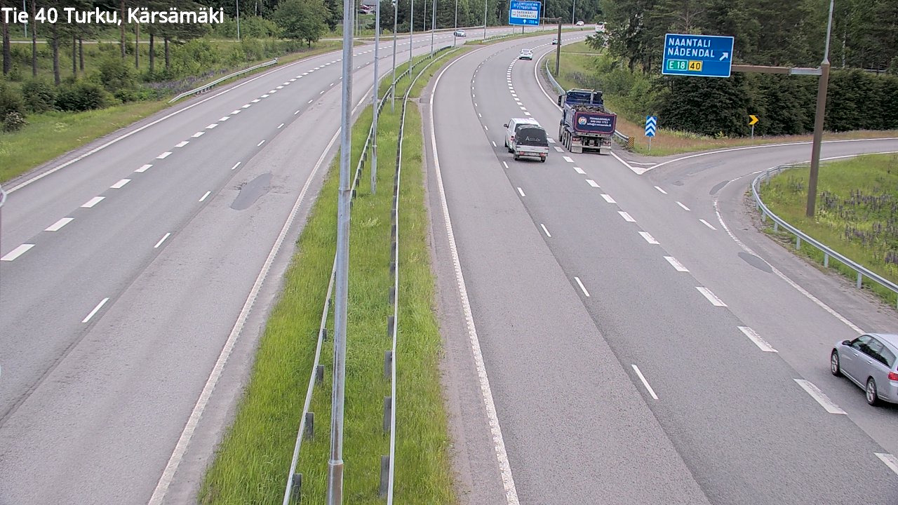 Weather Camera Image Road 40 Turku, Kärsämäki, Turku, Varsinais-Suomi