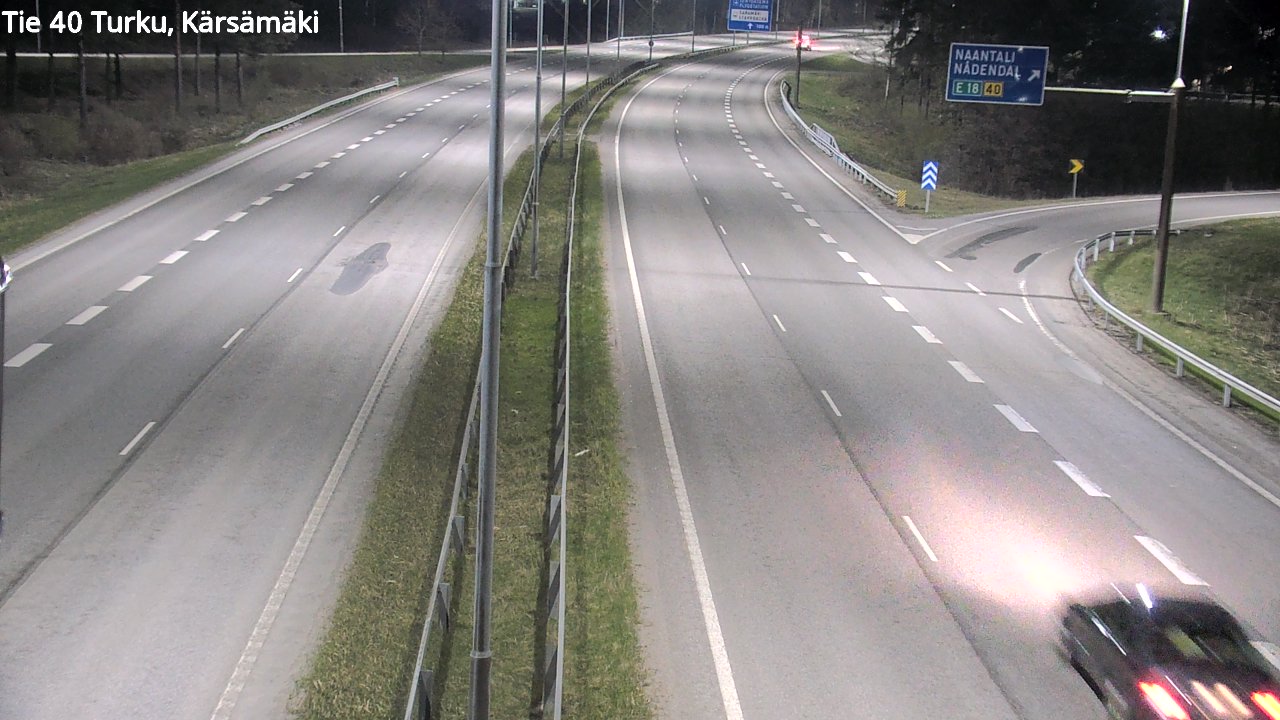 Weather Camera Image Väg 40 Åbo, Kärsämäki, Turku, Varsinais-Suomi