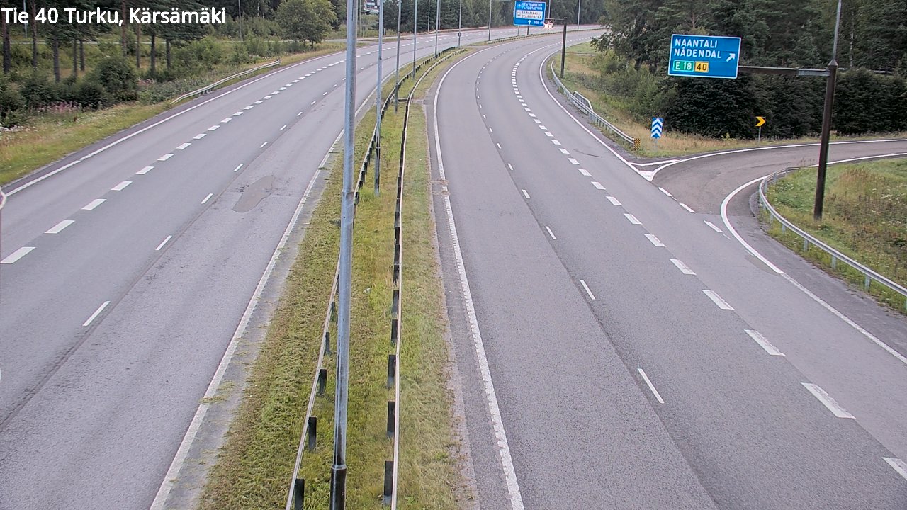 Weather Camera Image Road 40 Turku, Kärsämäki, Turku, Varsinais-Suomi