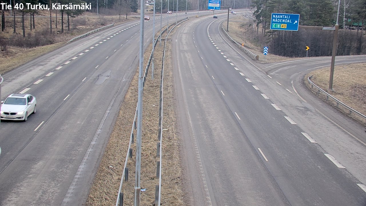 Weather Camera Image Road 40 Turku, Kärsämäki, Turku, Varsinais-Suomi