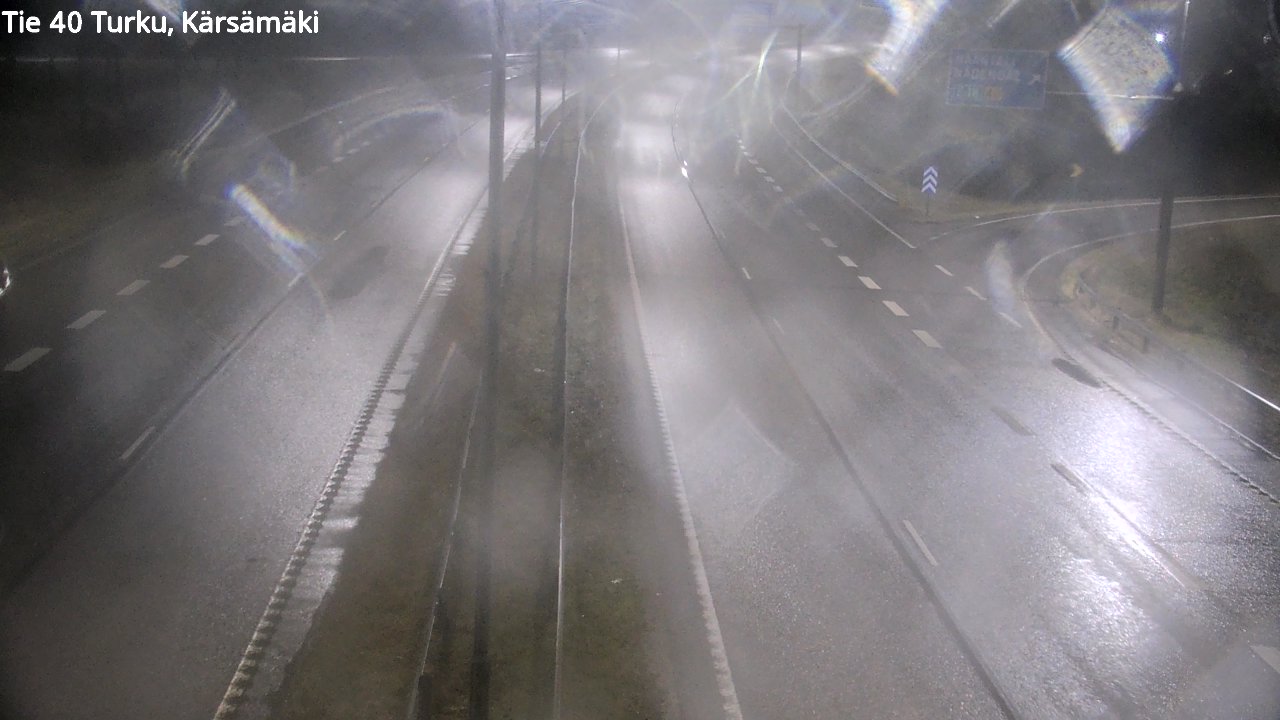 Weather Camera Image Väg 40 Åbo, Kärsämäki, Turku, Varsinais-Suomi