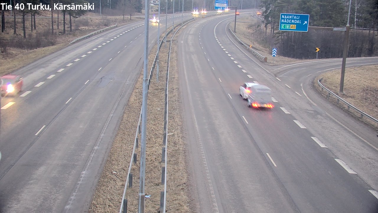 Weather Camera Image Road 40 Turku, Kärsämäki, Turku, Varsinais-Suomi