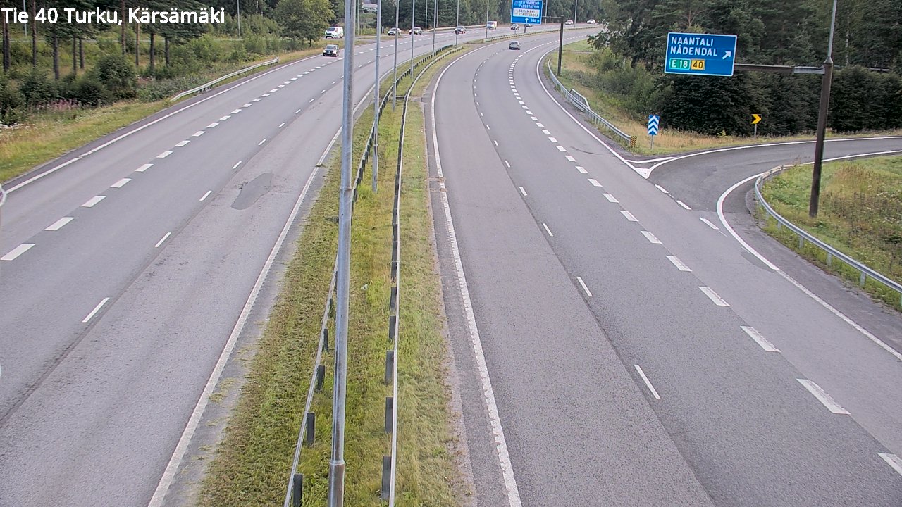 Weather Camera Image Road 40 Turku, Kärsämäki, Turku, Varsinais-Suomi