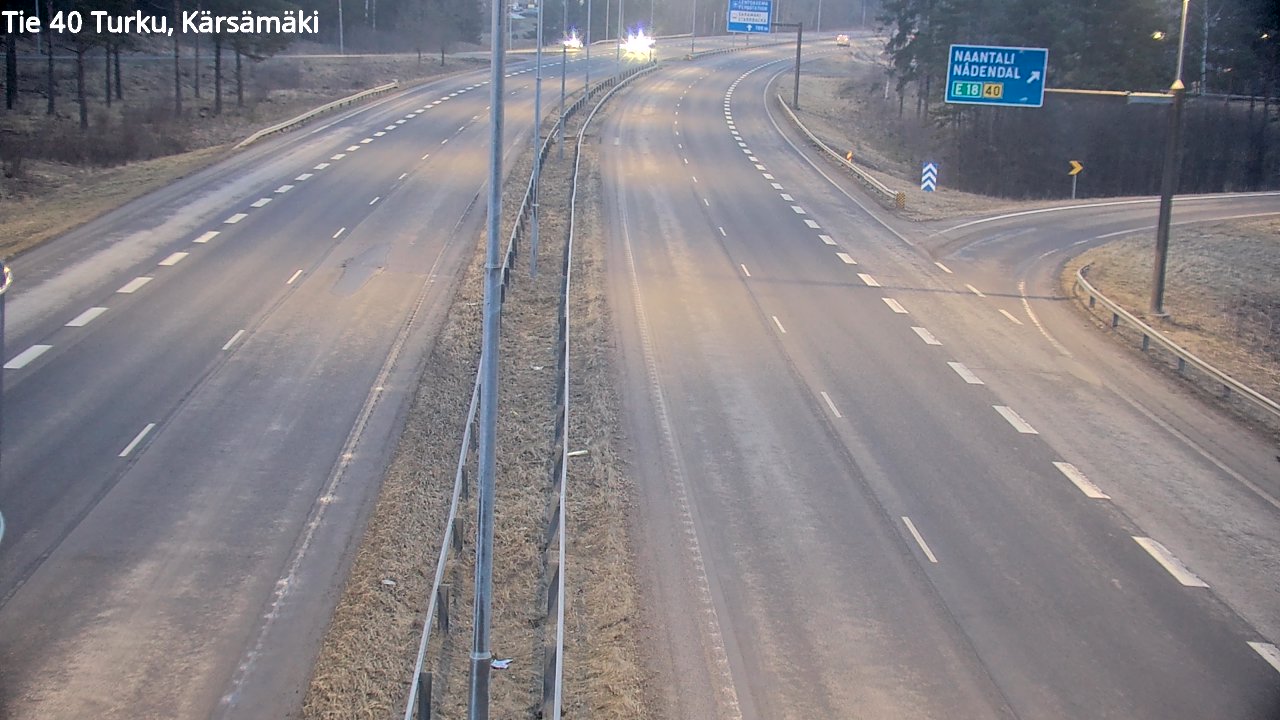 Weather Camera Image Road 40 Turku, Kärsämäki, Turku, Varsinais-Suomi