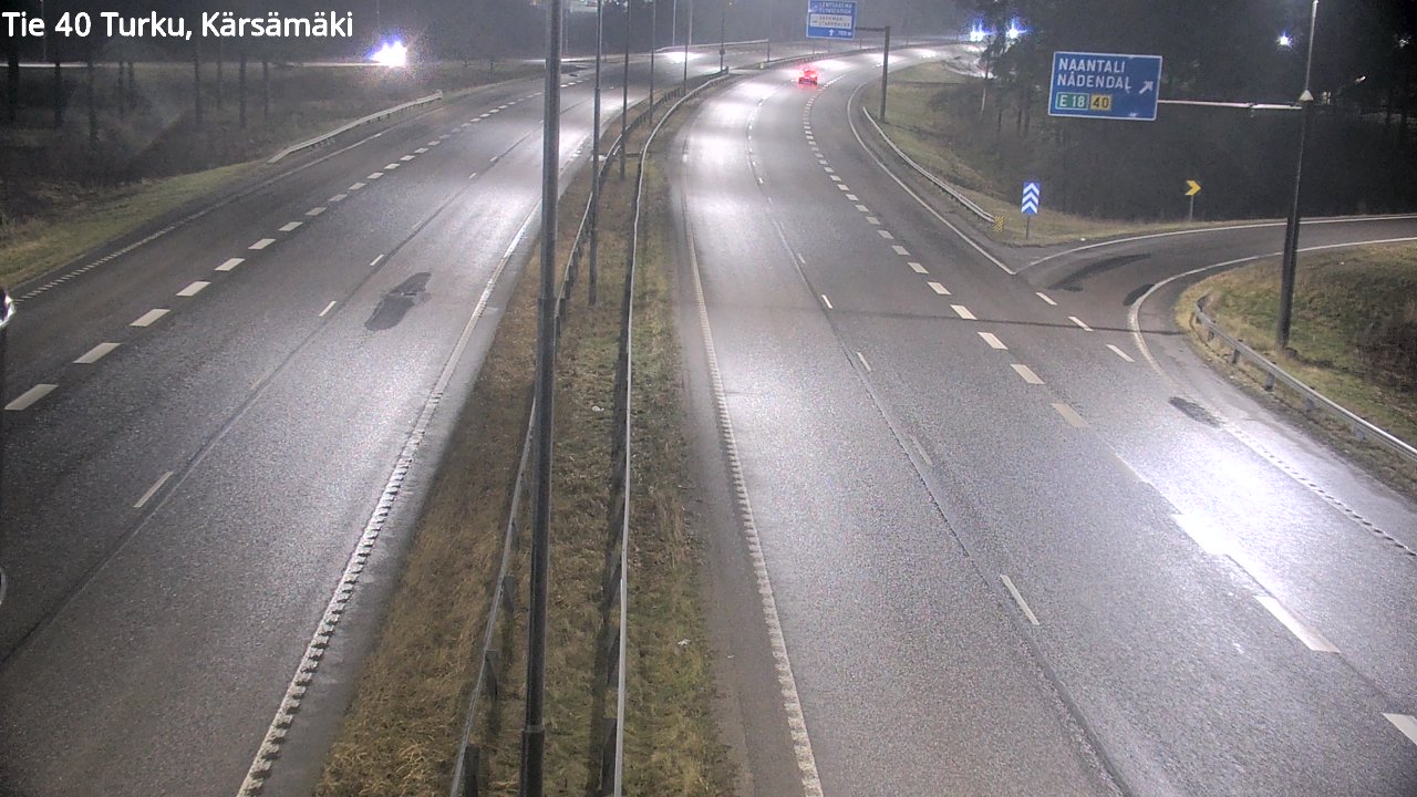Weather Camera Image Väg 40 Åbo, Kärsämäki, Turku, Varsinais-Suomi