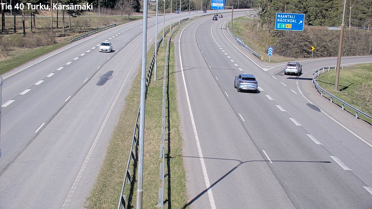 Kelikamerat Kuva Tie 40 Turku, Kärsämäki, Turku, Varsinais-Suomi