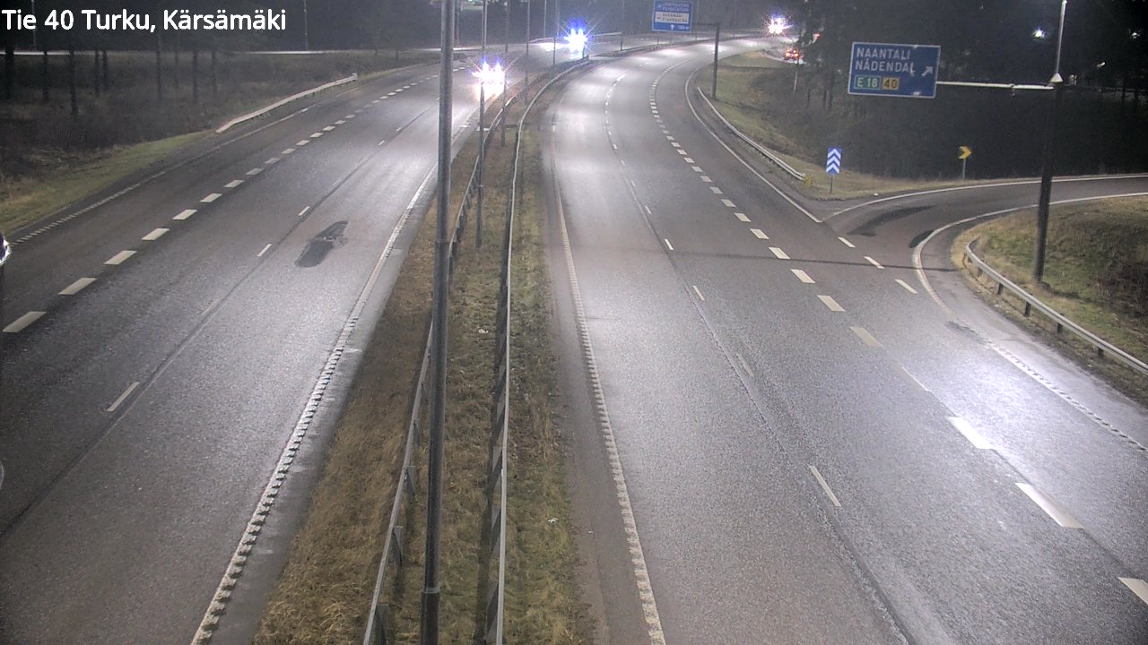 Weather Camera Image Väg 40 Åbo, Kärsämäki, Turku, Varsinais-Suomi
