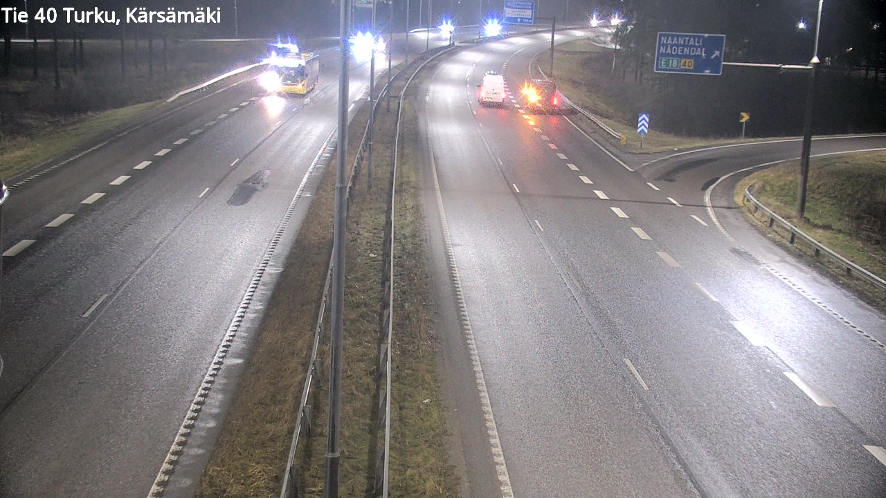 Weather Camera Image Väg 40 Åbo, Kärsämäki, Turku, Varsinais-Suomi