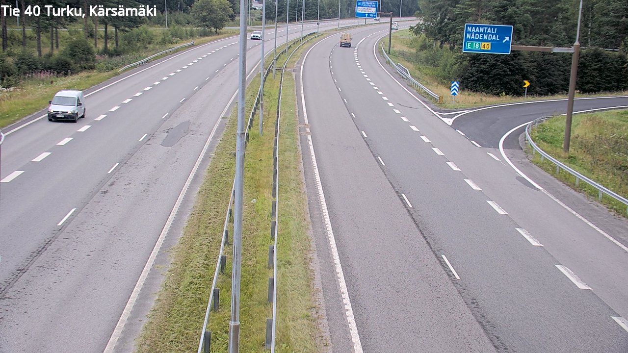 Weather Camera Image Road 40 Turku, Kärsämäki, Turku, Varsinais-Suomi