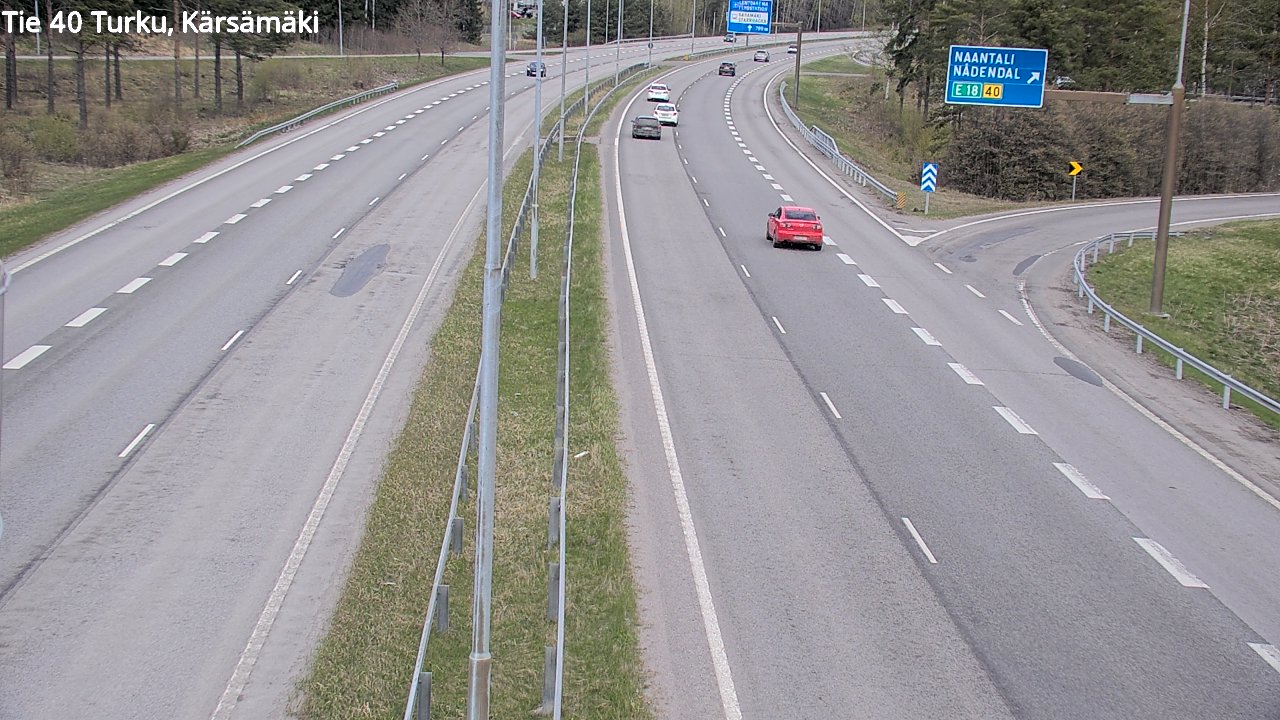Kelikamerat Kuva Tie 40 Turku, Kärsämäki, Turku, Varsinais-Suomi