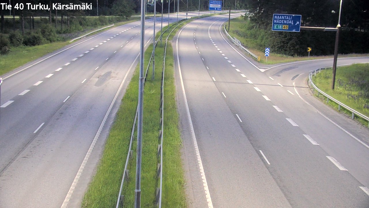 Weather Camera Image Road 40 Turku, Kärsämäki, Turku, Varsinais-Suomi