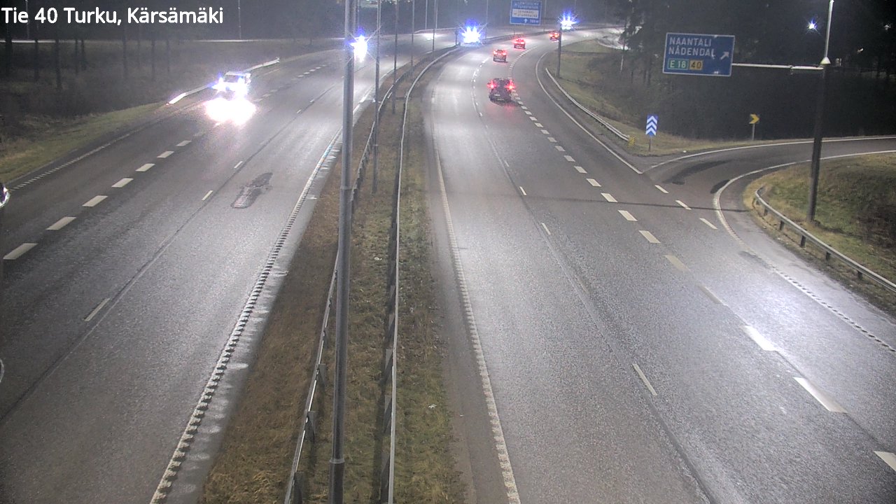 Weather Camera Image Väg 40 Åbo, Kärsämäki, Turku, Varsinais-Suomi