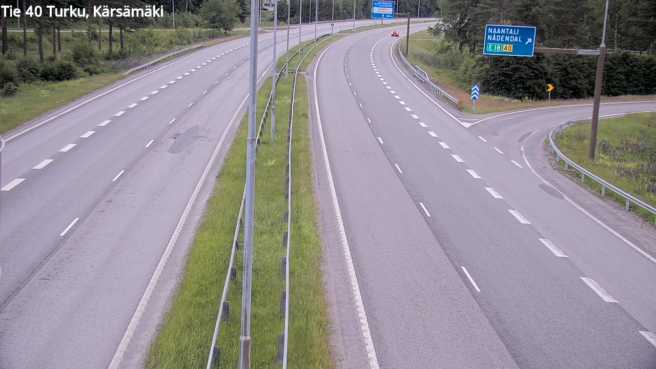 Weather Camera Image Road 40 Turku, Kärsämäki, Turku, Varsinais-Suomi