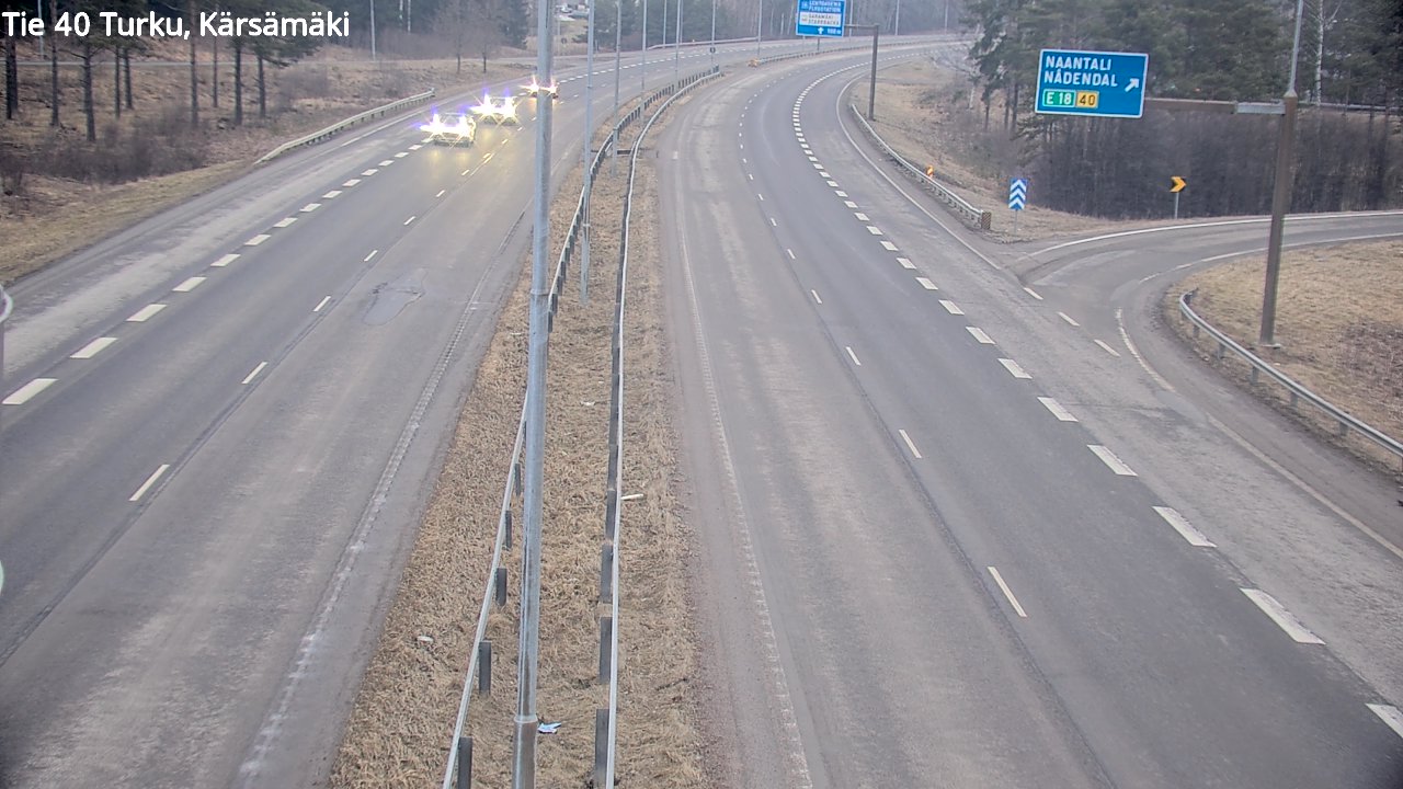 Weather Camera Image Road 40 Turku, Kärsämäki, Turku, Varsinais-Suomi