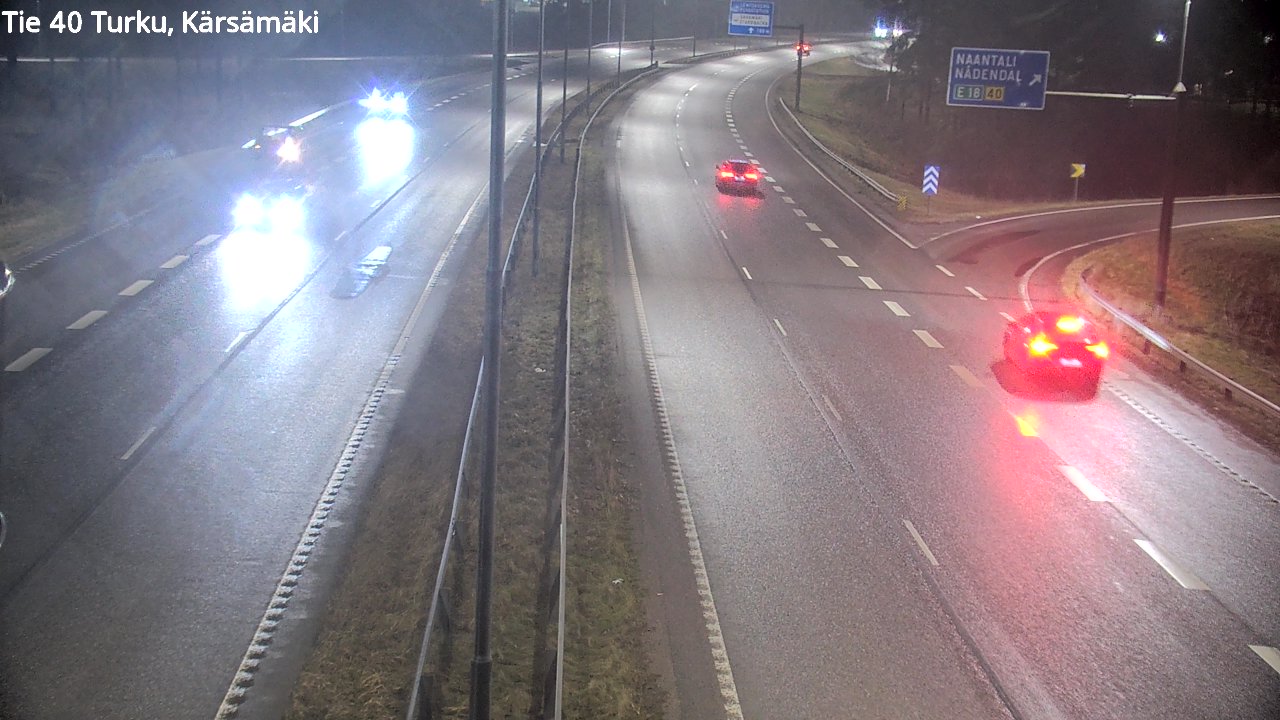 Weather Camera Image Väg 40 Åbo, Kärsämäki, Turku, Varsinais-Suomi