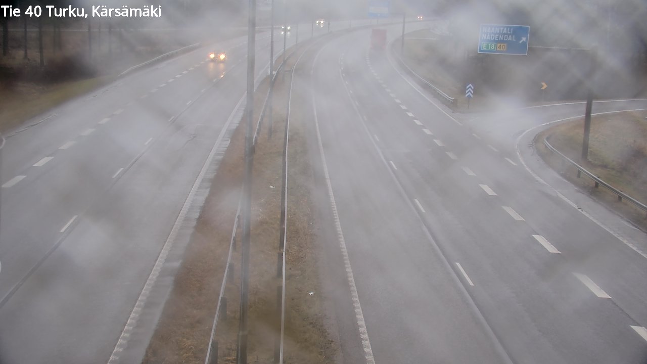 Weather Camera Image Väg 40 Åbo, Kärsämäki, Turku, Varsinais-Suomi