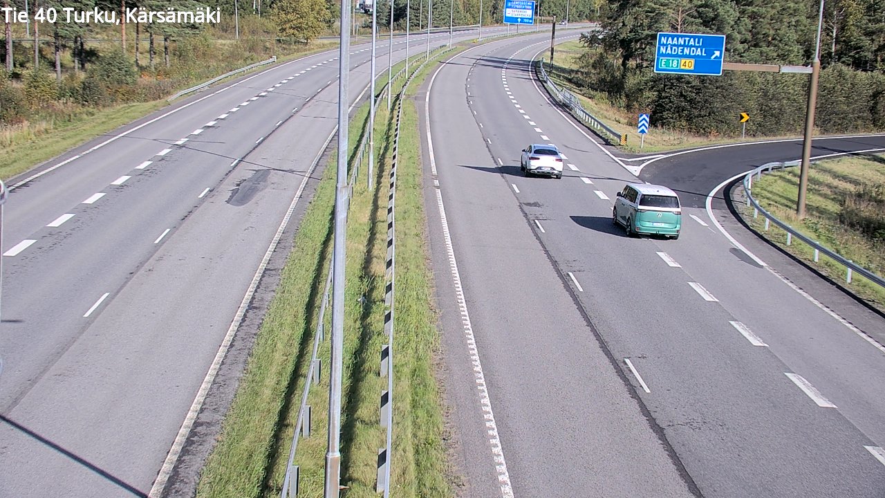 Kelikamerat Kuva Tie 40 Turku, Kärsämäki, Turku, Varsinais-Suomi