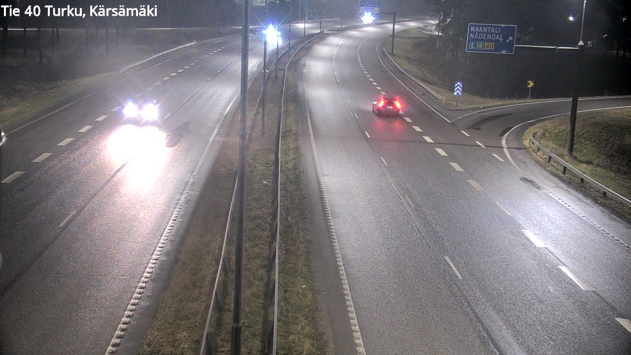 Weather Camera Image Väg 40 Åbo, Kärsämäki, Turku, Varsinais-Suomi