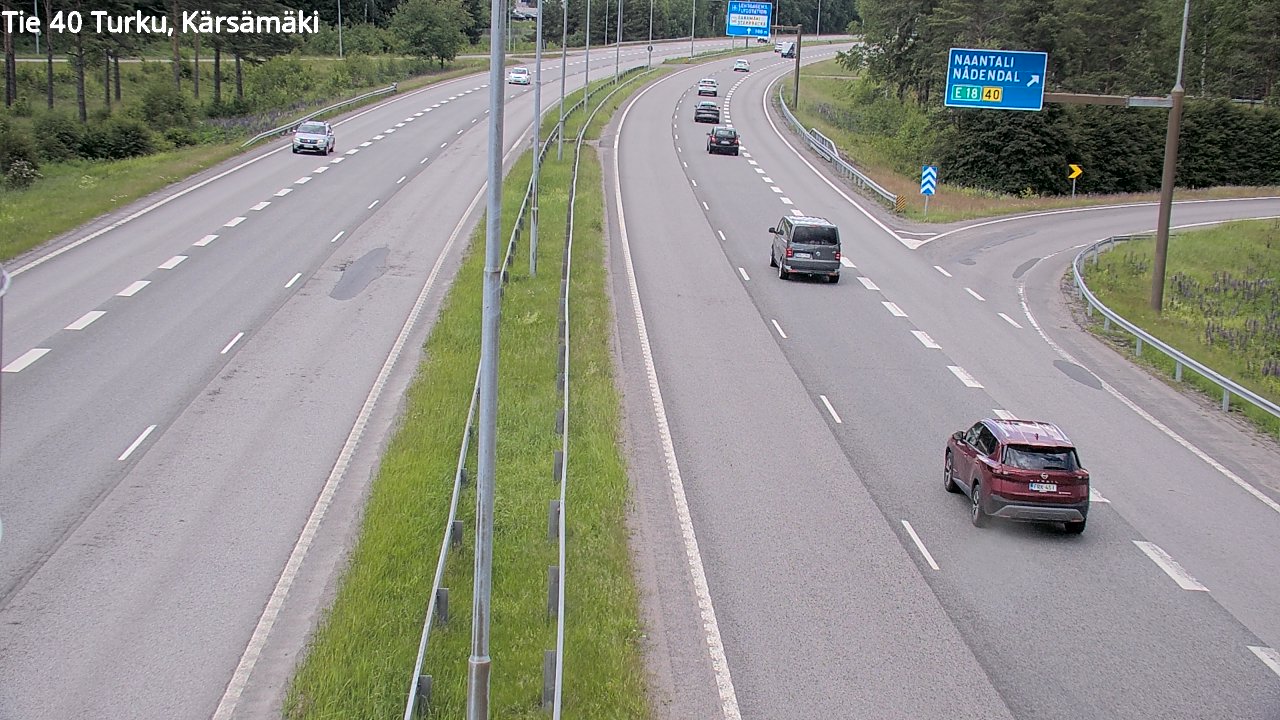 Weather Camera Image Road 40 Turku, Kärsämäki, Turku, Varsinais-Suomi