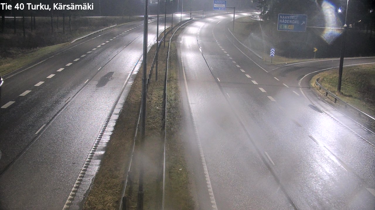 Weather Camera Image Väg 40 Åbo, Kärsämäki, Turku, Varsinais-Suomi