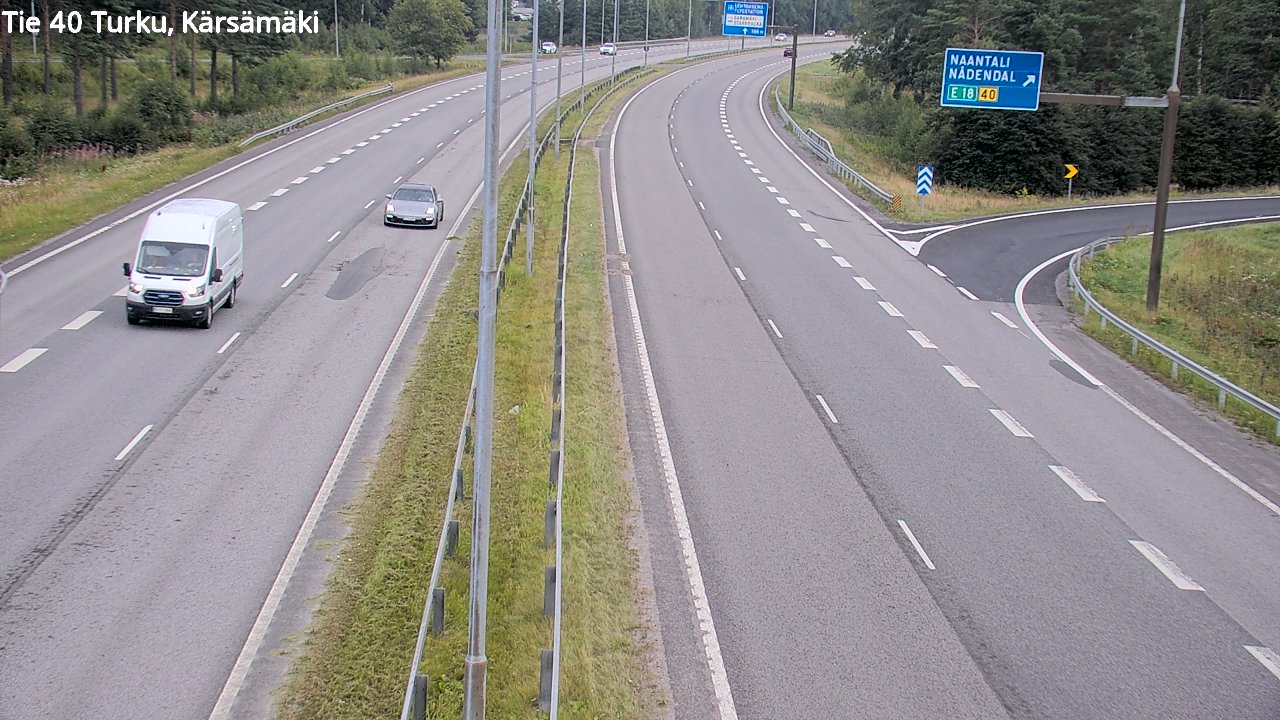 Weather Camera Image Road 40 Turku, Kärsämäki, Turku, Varsinais-Suomi