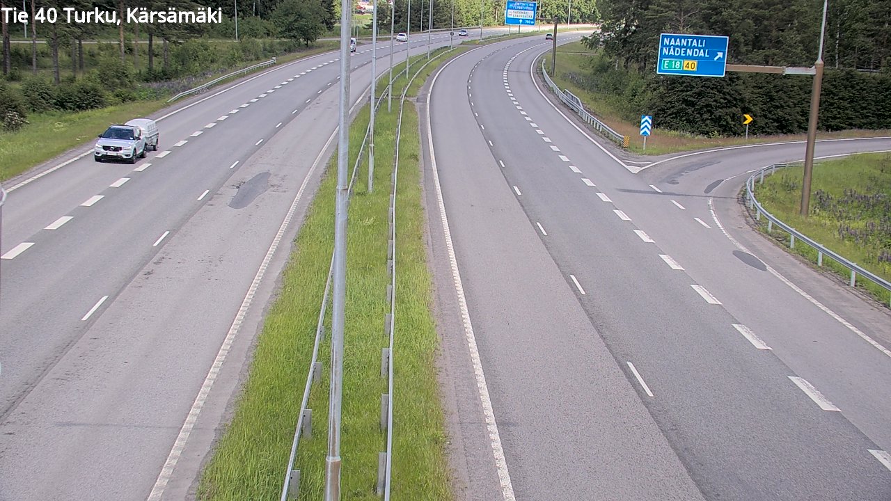 Weather Camera Image Road 40 Turku, Kärsämäki, Turku, Varsinais-Suomi