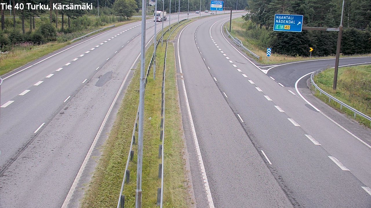 Weather Camera Image Road 40 Turku, Kärsämäki, Turku, Varsinais-Suomi