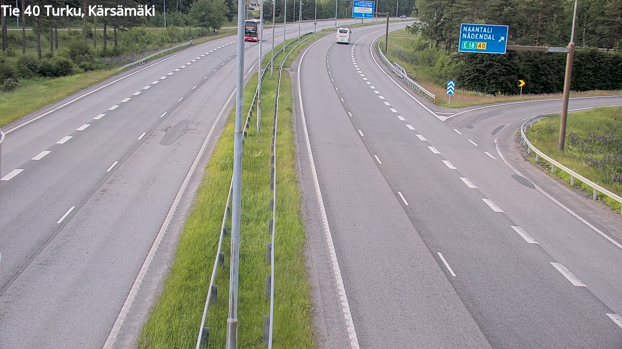 Weather Camera Image Road 40 Turku, Kärsämäki, Turku, Varsinais-Suomi