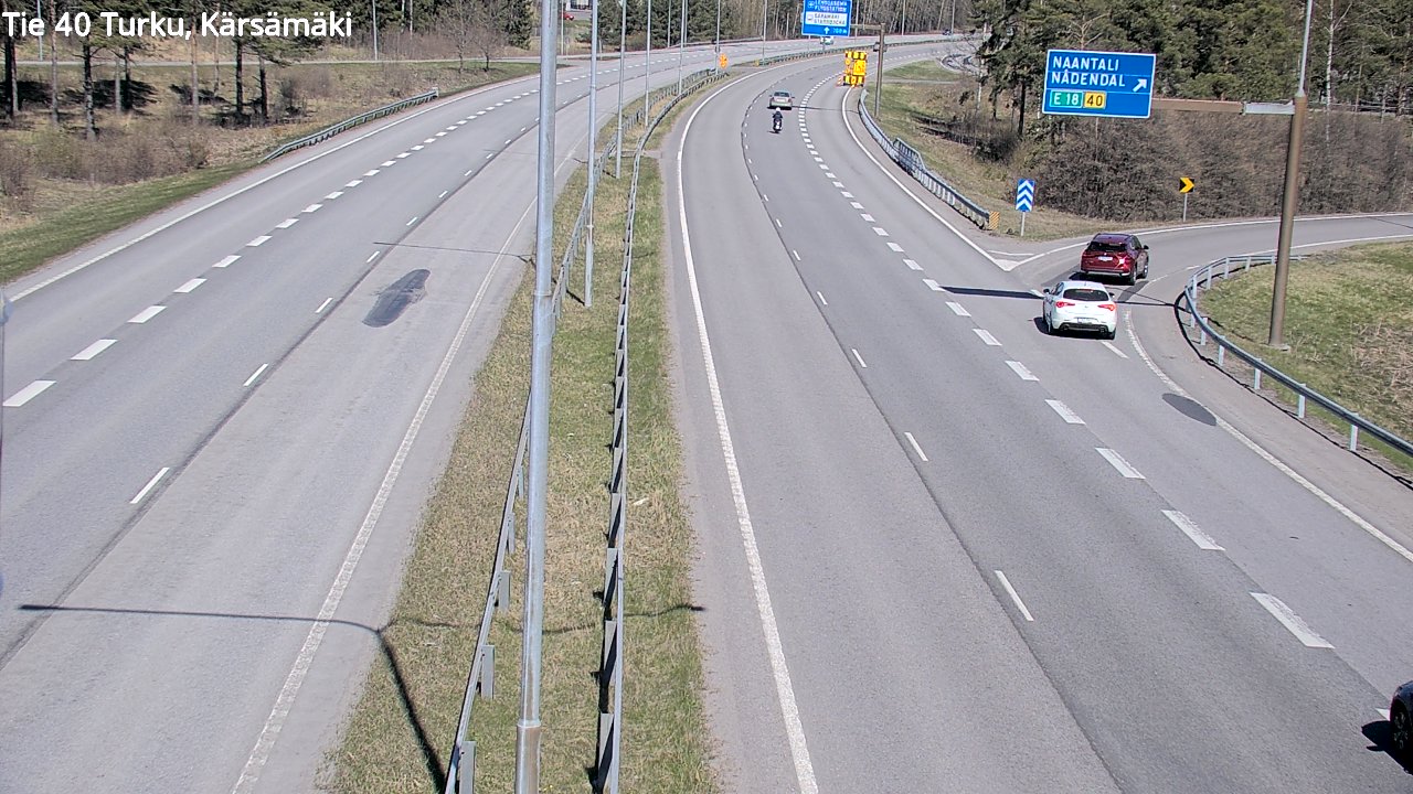 Weather Camera Image Väg 40 Åbo, Kärsämäki, Turku, Varsinais-Suomi