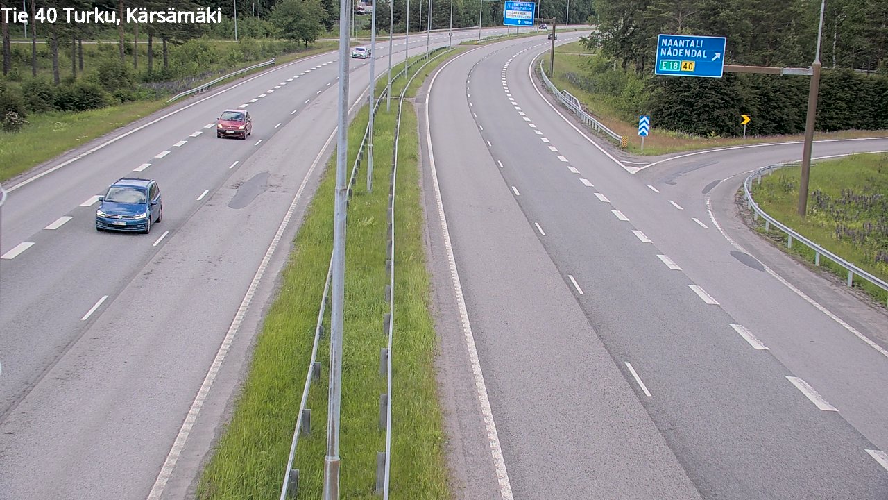 Weather Camera Image Road 40 Turku, Kärsämäki, Turku, Varsinais-Suomi