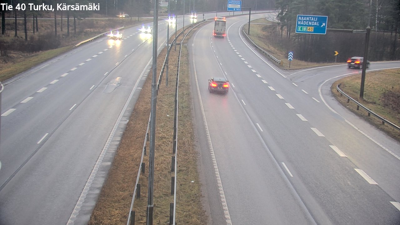 Weather Camera Image Väg 40 Åbo, Kärsämäki, Turku, Varsinais-Suomi
