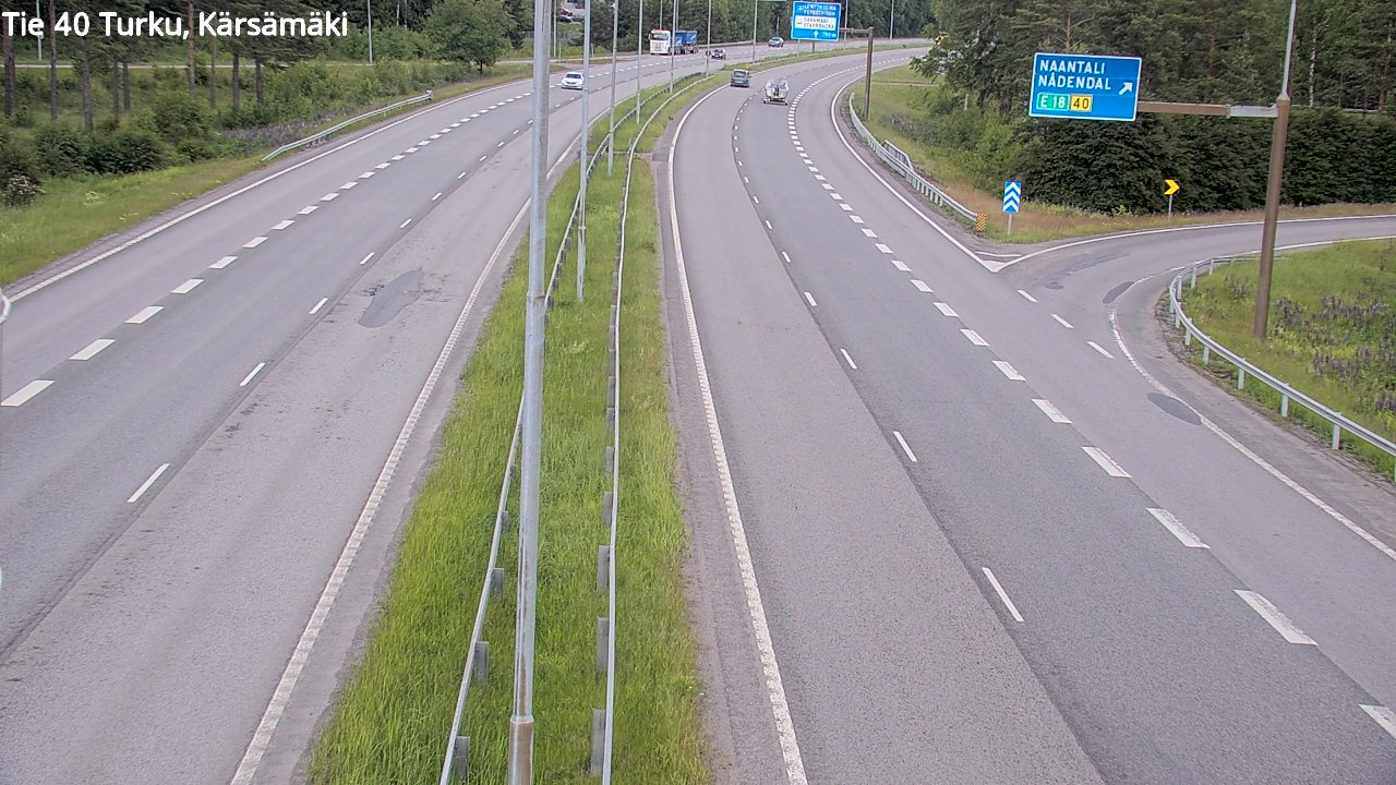 Weather Camera Image Road 40 Turku, Kärsämäki, Turku, Varsinais-Suomi