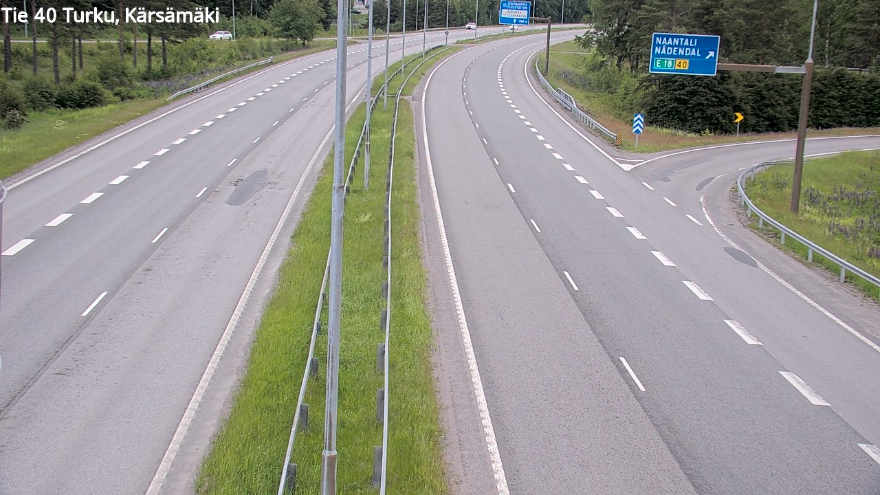 Weather Camera Image Road 40 Turku, Kärsämäki, Turku, Varsinais-Suomi