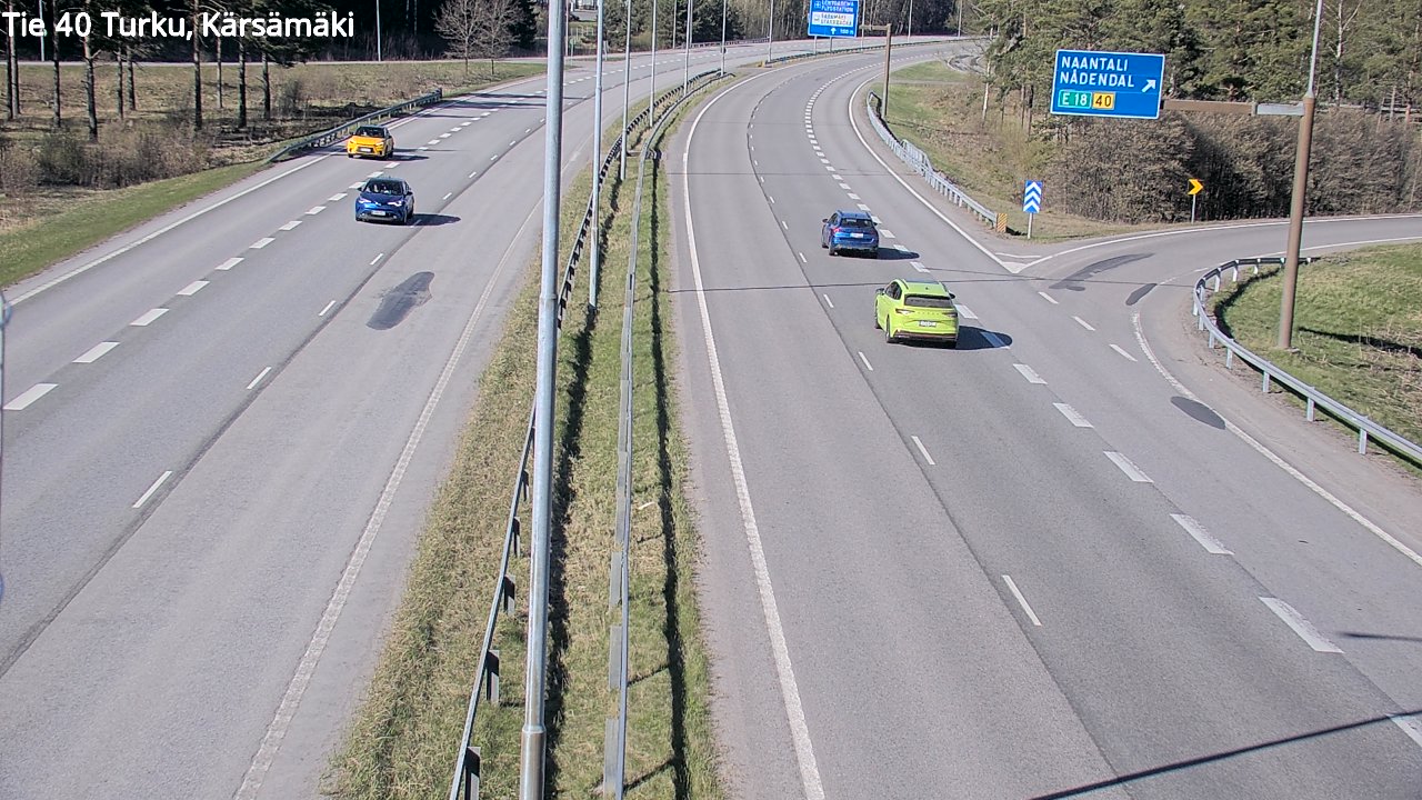 Kelikamerat Kuva Tie 40 Turku, Kärsämäki, Turku, Varsinais-Suomi