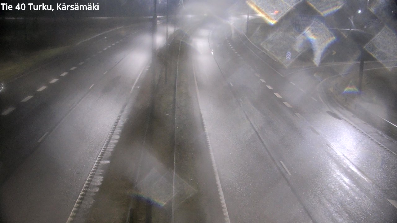 Weather Camera Image Väg 40 Åbo, Kärsämäki, Turku, Varsinais-Suomi