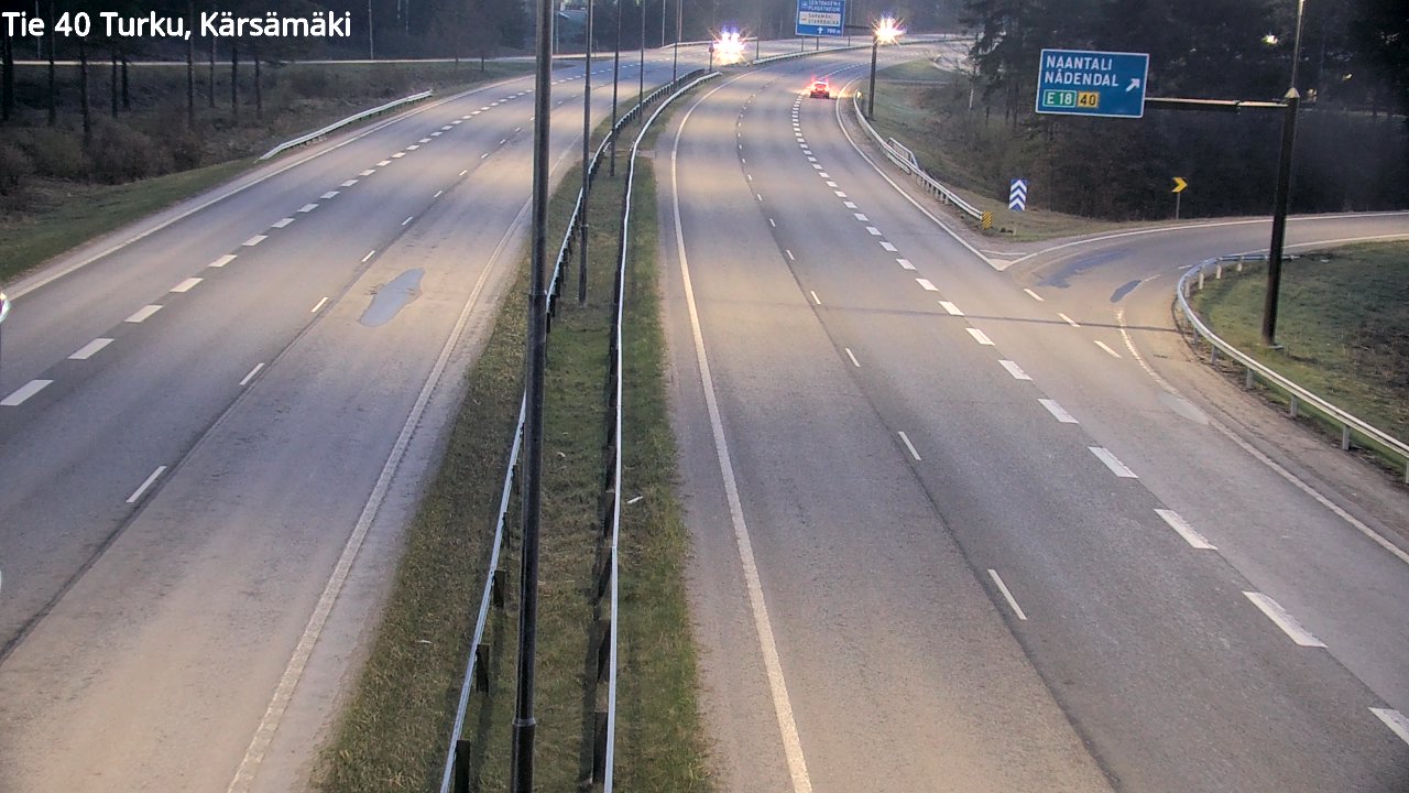 Weather Camera Image Road 40 Turku, Kärsämäki, Turku, Varsinais-Suomi