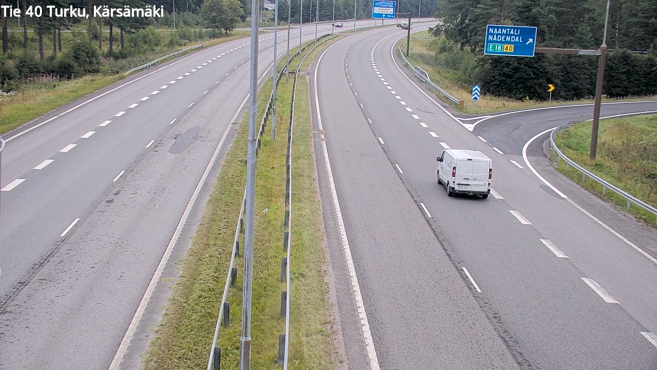 Weather Camera Image Road 40 Turku, Kärsämäki, Turku, Varsinais-Suomi