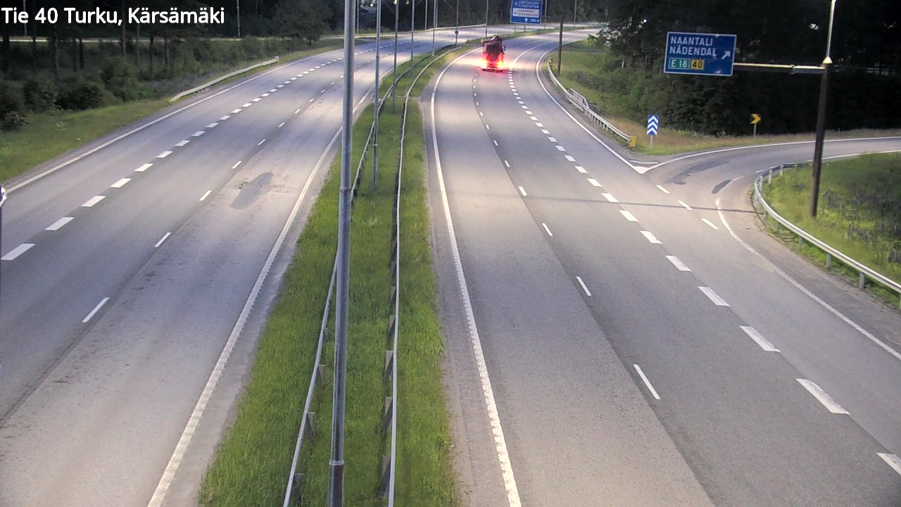 Weather Camera Image Road 40 Turku, Kärsämäki, Turku, Varsinais-Suomi