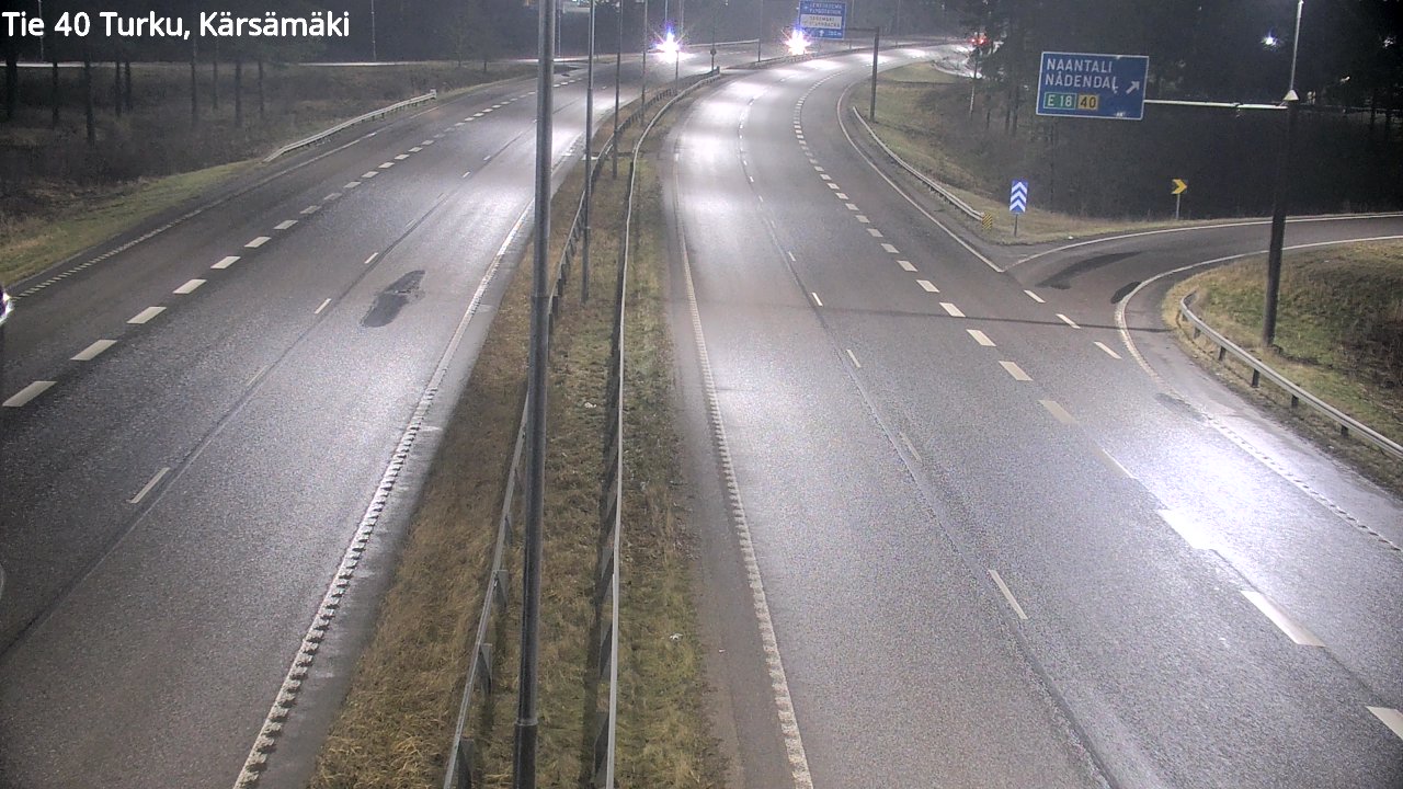 Weather Camera Image Väg 40 Åbo, Kärsämäki, Turku, Varsinais-Suomi