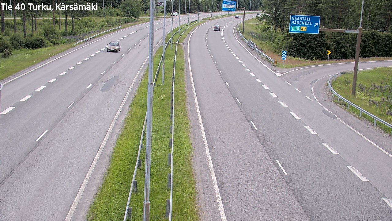 Weather Camera Image Road 40 Turku, Kärsämäki, Turku, Varsinais-Suomi