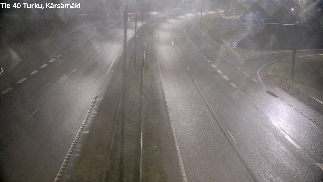 Weather Camera Image Väg 40 Åbo, Kärsämäki, Turku, Varsinais-Suomi