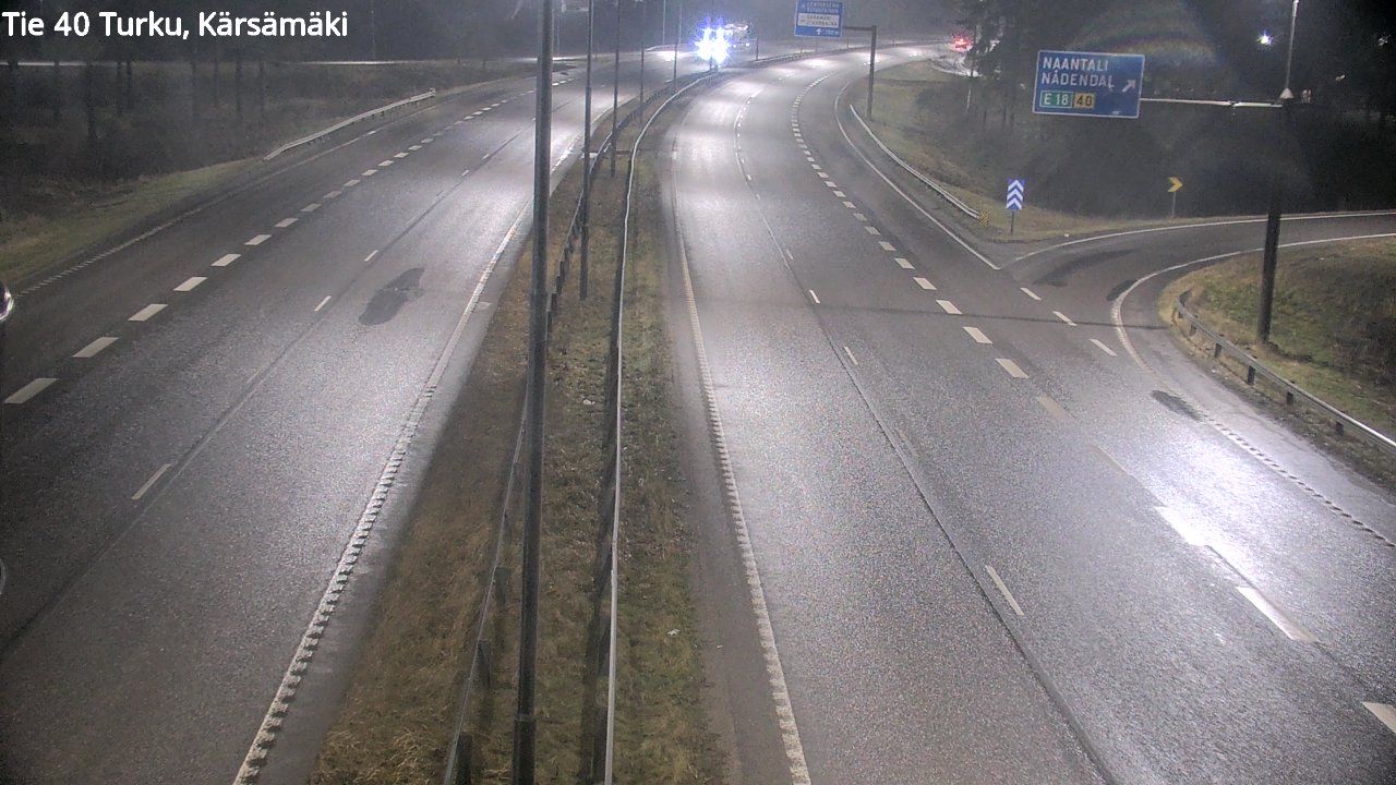Weather Camera Image Väg 40 Åbo, Kärsämäki, Turku, Varsinais-Suomi