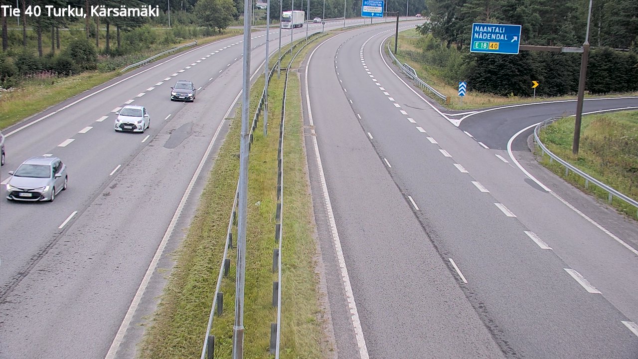 Weather Camera Image Road 40 Turku, Kärsämäki, Turku, Varsinais-Suomi