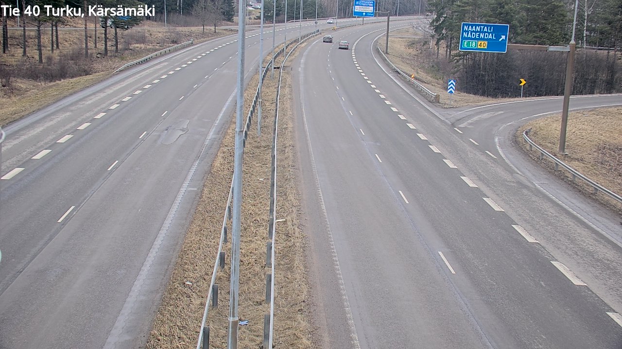 Weather Camera Image Road 40 Turku, Kärsämäki, Turku, Varsinais-Suomi