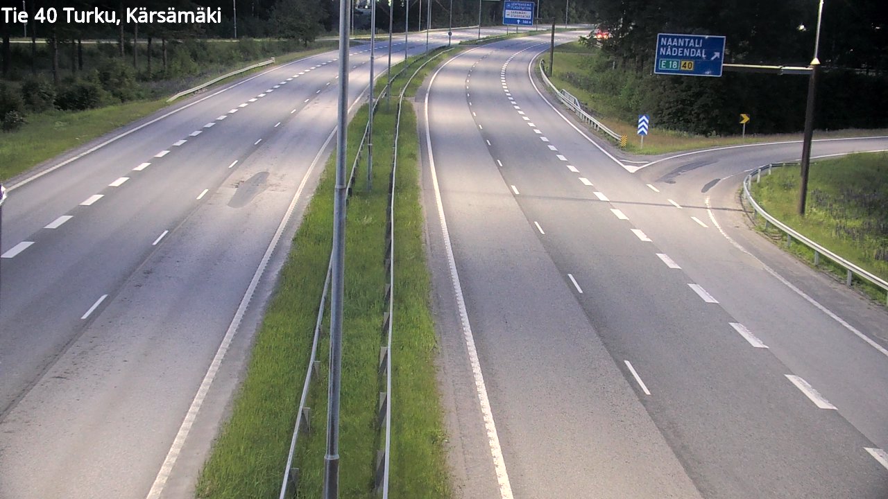 Weather Camera Image Road 40 Turku, Kärsämäki, Turku, Varsinais-Suomi