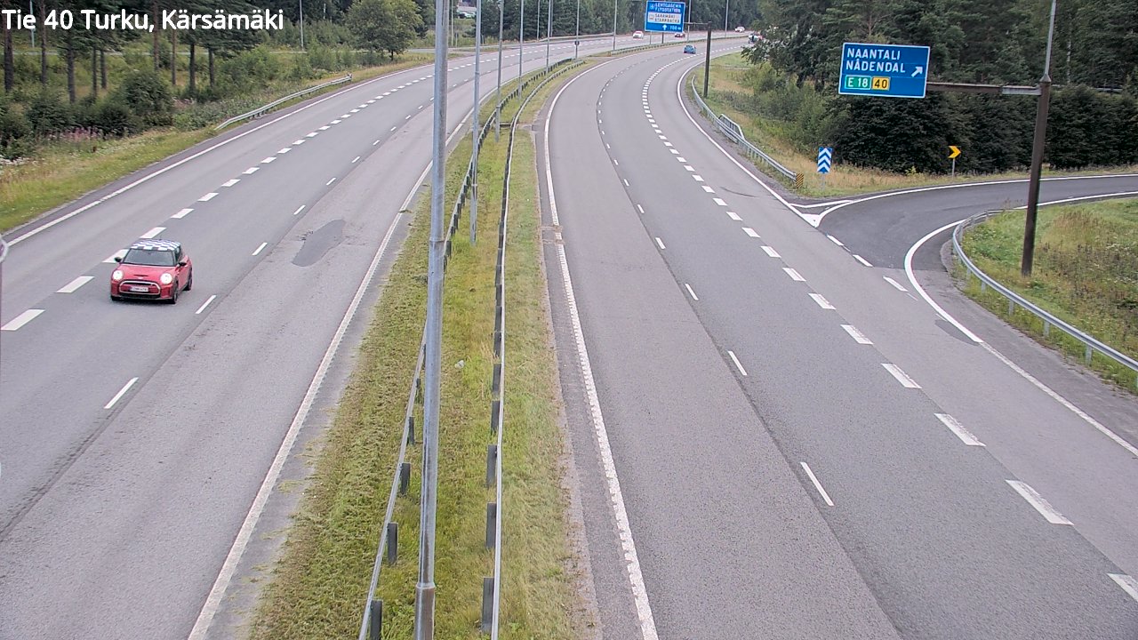 Weather Camera Image Road 40 Turku, Kärsämäki, Turku, Varsinais-Suomi