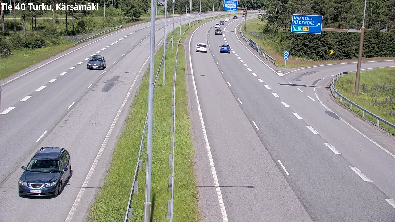 Weather Camera Image Road 40 Turku, Kärsämäki, Turku, Varsinais-Suomi