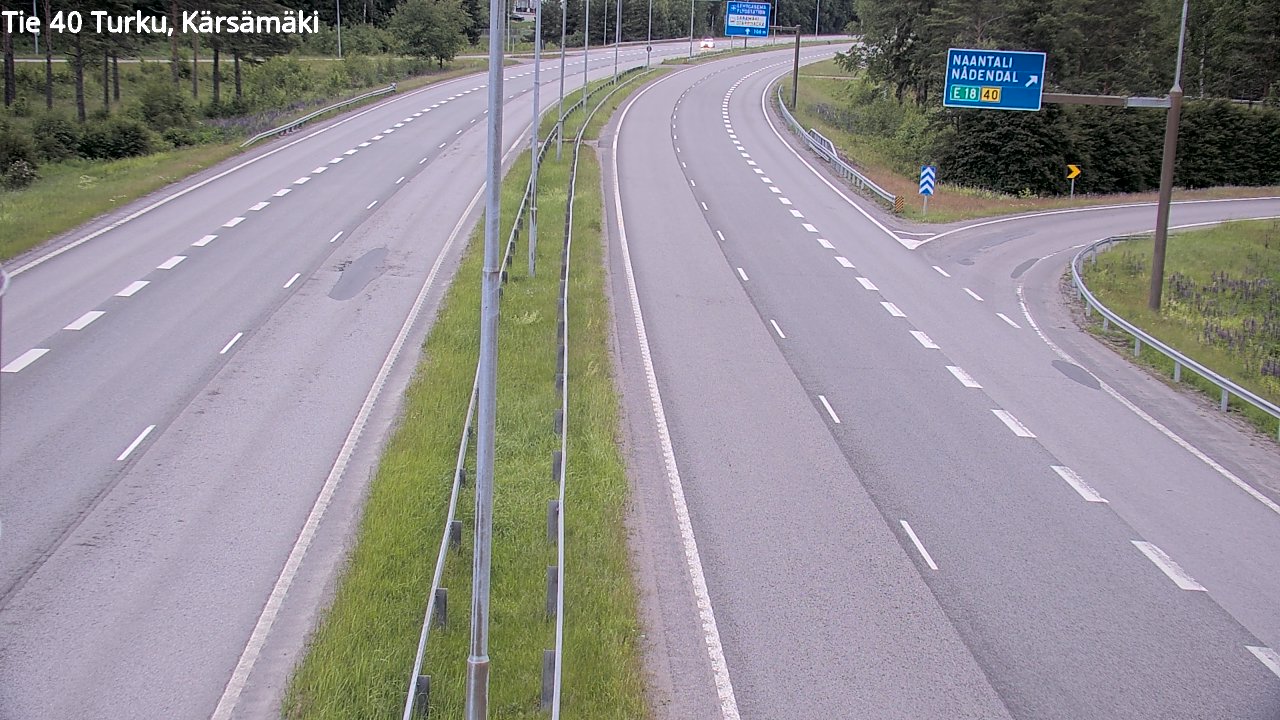 Weather Camera Image Road 40 Turku, Kärsämäki, Turku, Varsinais-Suomi