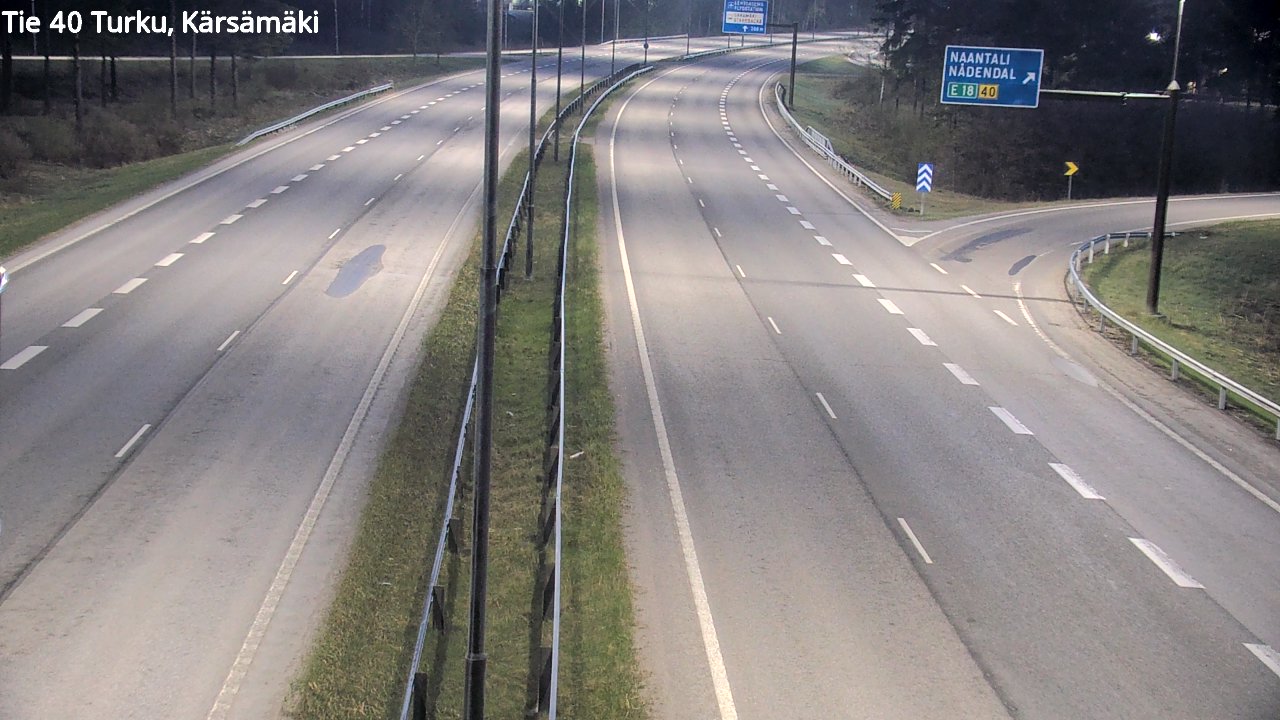 Weather Camera Image Road 40 Turku, Kärsämäki, Turku, Varsinais-Suomi