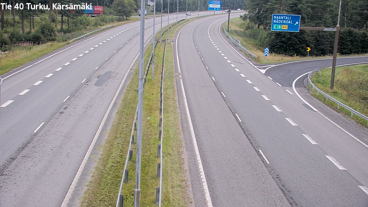 Weather Camera Image Road 40 Turku, Kärsämäki, Turku, Varsinais-Suomi